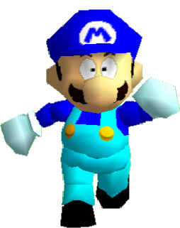 glitching luigi logo